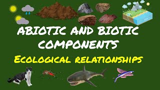 Biotic amp Abiotic Component Ecological Relationships for Grade 7 [upl. by Ennaharas]