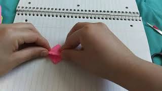 Como hacer mini barcos con papel de postit [upl. by Kerrin]