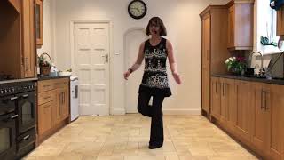 Cumbia Semana Line Dance Tutorial Video [upl. by Ilaw845]