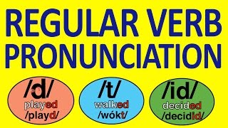 REGULAR VERBS PRONUNCIATION 23 06 2013 [upl. by Symer]