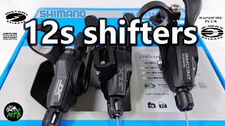 Shimano SHIFTERS 12 Speed HowTo  Deore vs SLX vs XT vs XTR  M6100 M7100 M8100 and M9100 [upl. by Enelehs]