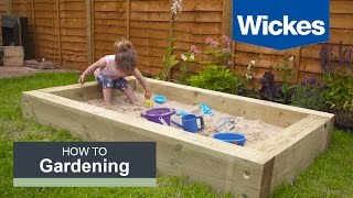 How to Build a Sandpit with Wickes [upl. by Elime373]