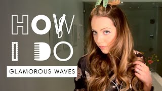 Liz Gillies’ Glamorous Waves Hair Tutorial  How I Do  Harper’s BAZAAR [upl. by Aspasia]