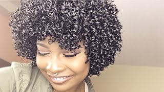 Perfect Ultra Defined Curls W ZERO Frizz Finger Coiling Tutorial [upl. by Marylee]