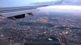 Landing at London Heathrow Airport Sunrise [upl. by Amberly]