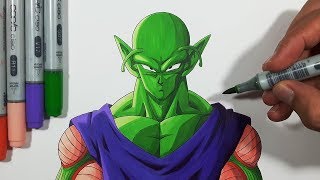 How To Draw Piccolo  Step By Step Tutorial [upl. by Osgood]