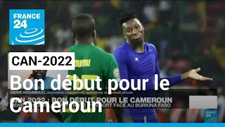 CAN2022  Bon début pour le Cameroun face au Burkina Faso 21 • FRANCE 24 [upl. by Pedaias593]