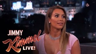 Kim Kardashian on Jimmy Kimmel Live PART 1 [upl. by Joshuah]