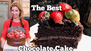 Hersheys Perfectly Chocolate Chocolate Cake Recipe  MOIST CHOCOLATE CAKE [upl. by Ikoek]