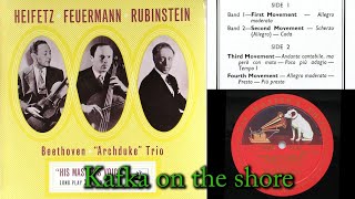 Beethoven Piano Trio No 7 quotArchdukequot  complete Rubinstein Heifetz Feuermann [upl. by Aleina574]