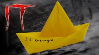 SS Georgie BARCO de PAPEL IMPERMEABLE de IT  Te Digo Cómo [upl. by Kado]