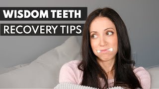 Wisdom Teeth Extractions RECOVERY TIPS How To Heal Fast [upl. by Arther]