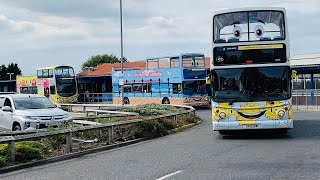 Stagecoach Bus Skegness OpenTop Bus 17015 On 3 From Skegness To IngoldmellsAnchor Lane [upl. by Bradney]