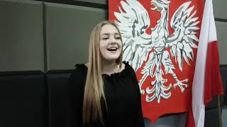 Hymn Konstytucji 3 Maja  Julia Wiśniewska z MGOK w Sompolnie [upl. by Ogait]