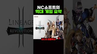 역대 NC소프트 게임 요약 ㅋㅋ [upl. by Leanna]