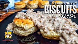 Country Style Sausage and Gravy  Biscuits and Gravy [upl. by Ahsaele57]