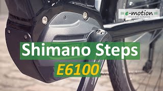 Shimano Steps E6100  ein idealer Motor für City amp Trekking eBikes [upl. by Weirick]