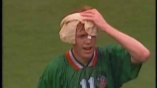 World Cup USA 1994 Group E Italy 0  1 Ireland Giants Stadium East Rutherford [upl. by Suirrad]