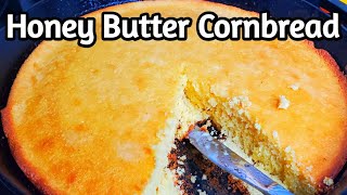 Easy Honey Butter Cornbread Recipe  Jiffy Cornbread [upl. by Anelaj]