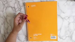 Turning a Notebook Into a DIY Planner  Cheap Planning [upl. by Cassius]