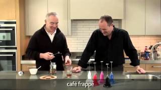 How to make a frappé coffee using an aerolatte milk frother [upl. by Licna220]