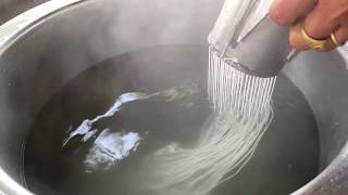 Thai Rice Flour Noodles Recipe [upl. by Rheinlander]