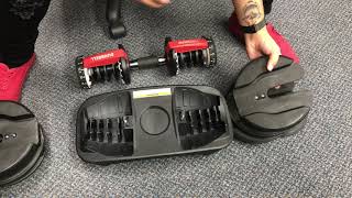 How to fix Adjustable Dumbbell Weight for Home Gym [upl. by Elletnwahs309]