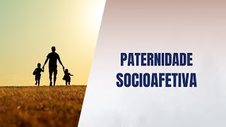 Paternidade socioafetiva [upl. by Bettine]