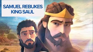 SAUL CHOSEN TO BE KING Bible Stories [upl. by Hercule693]