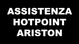 Assistenza Hotpoint Ariston [upl. by Otina]