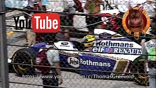 F1 Imola San Marino Sunday May 1 1994 Race day full videoAyrton Senna [upl. by Amehr]