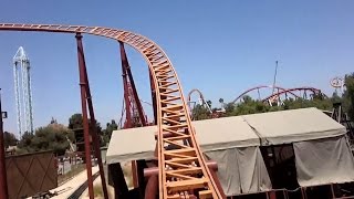 Pony Express Front Row HD POV  Knotts Berry Farm [upl. by Lipp313]