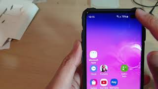 Galaxy S10  S10 How to Add  Remove Samsung Account [upl. by Erminia]