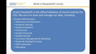 Intro to PeopleSoft—Introduction [upl. by Ward]