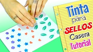 Tintas para Sellos Tintas para Scrapbook TUTORIAL [upl. by Akyeluz]