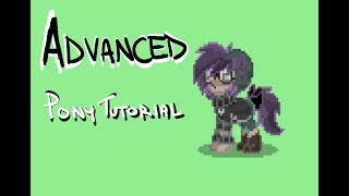 Ponytown How to make a pony ADVANCED TUTORIAL [upl. by Nageet740]