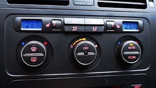 VWSkoda Climatronic zones sync activation [upl. by Nednal114]