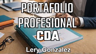 PORTAFOLIO PROFESIONAL CDA [upl. by Eugeniusz604]