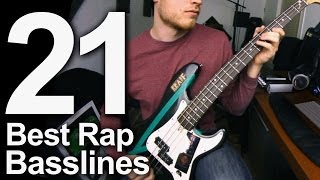 21 Best Rap Basslines [upl. by Kerril]