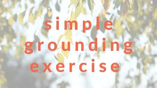 A simple grounding exercise  Guided by Alex Howard [upl. by Ettenyar695]