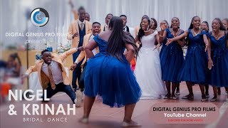 Nigel amp Krinah Bridal Entrance AFRICAN WEDDING DANCE [upl. by Murrah]