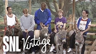 Donkey Basketball  SNL [upl. by Beshore]