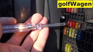 VW Golf 5 Fuse problem climatronic control module [upl. by Weisberg]