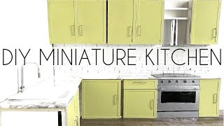 DIY miniature KITCHEN [upl. by Atikihs]