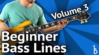 Beginner Bass Lines  Guaranteed To Impress Volume 3 [upl. by Everick]