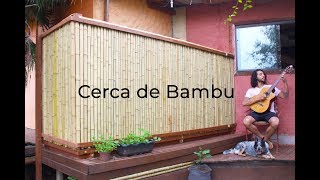 Cerca de bambu  casa sustentável [upl. by Lory329]