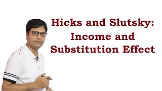 Hicks and Slutsky Income and Substitution Effect [upl. by Cirilla]