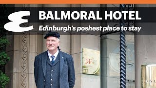 Balmoral Hotel Edinburgh’s poshest place to stay  Esquire Travel [upl. by Bertilla]