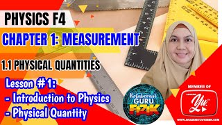 Physics F4 KSSM I 11 Physical Quantities Part 1 [upl. by Christel360]