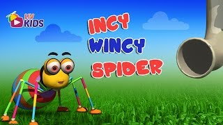 Incy Wincy Spider with Lyrics  LIV Kids Nursery Rhymes and Songs  HD [upl. by Kaz]